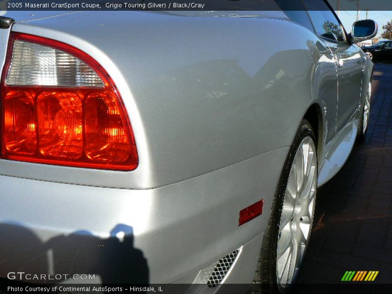 Grigio Touring (Silver) / Black/Gray 2005 Maserati GranSport Coupe
