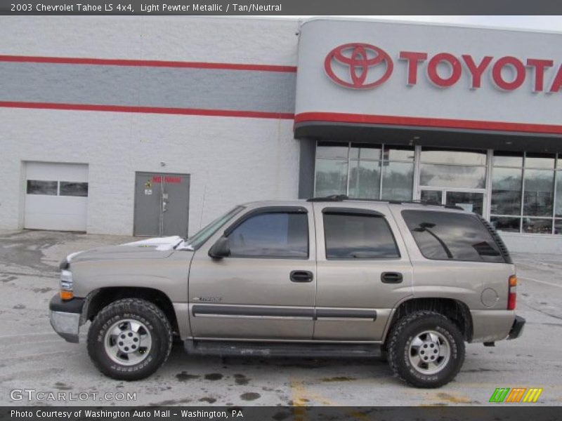 Light Pewter Metallic / Tan/Neutral 2003 Chevrolet Tahoe LS 4x4