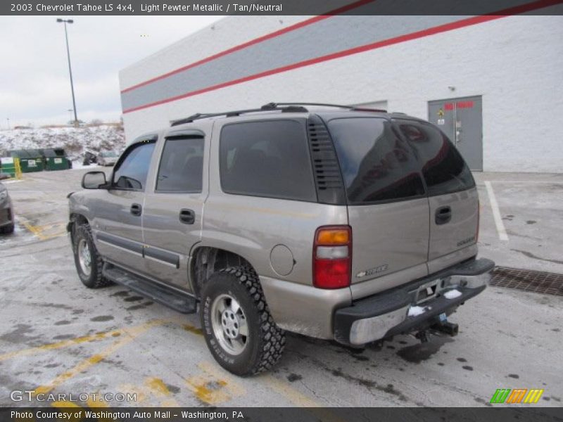 Light Pewter Metallic / Tan/Neutral 2003 Chevrolet Tahoe LS 4x4