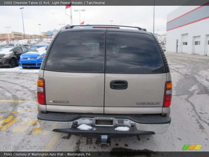 Light Pewter Metallic / Tan/Neutral 2003 Chevrolet Tahoe LS 4x4