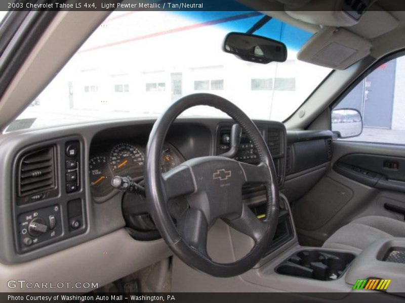Light Pewter Metallic / Tan/Neutral 2003 Chevrolet Tahoe LS 4x4