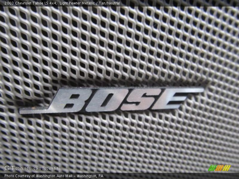 Light Pewter Metallic / Tan/Neutral 2003 Chevrolet Tahoe LS 4x4