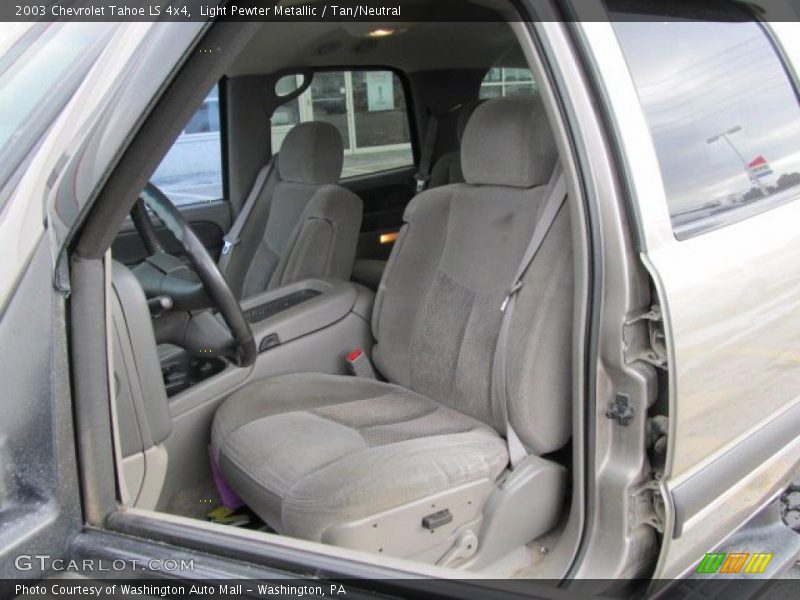 Light Pewter Metallic / Tan/Neutral 2003 Chevrolet Tahoe LS 4x4
