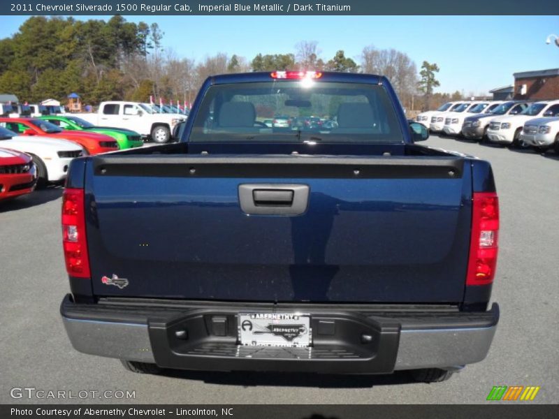 Imperial Blue Metallic / Dark Titanium 2011 Chevrolet Silverado 1500 Regular Cab