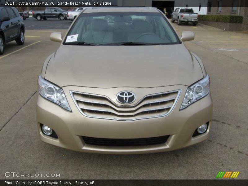 Sandy Beach Metallic / Bisque 2011 Toyota Camry XLE V6