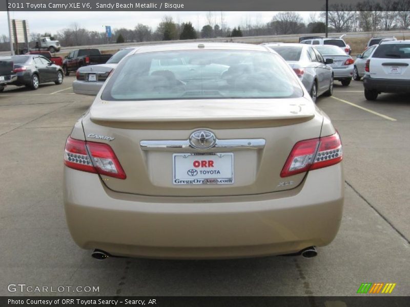 Sandy Beach Metallic / Bisque 2011 Toyota Camry XLE V6