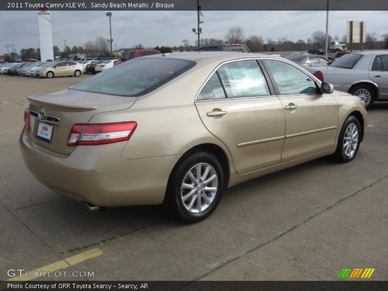 Sandy Beach Metallic / Bisque 2011 Toyota Camry XLE V6