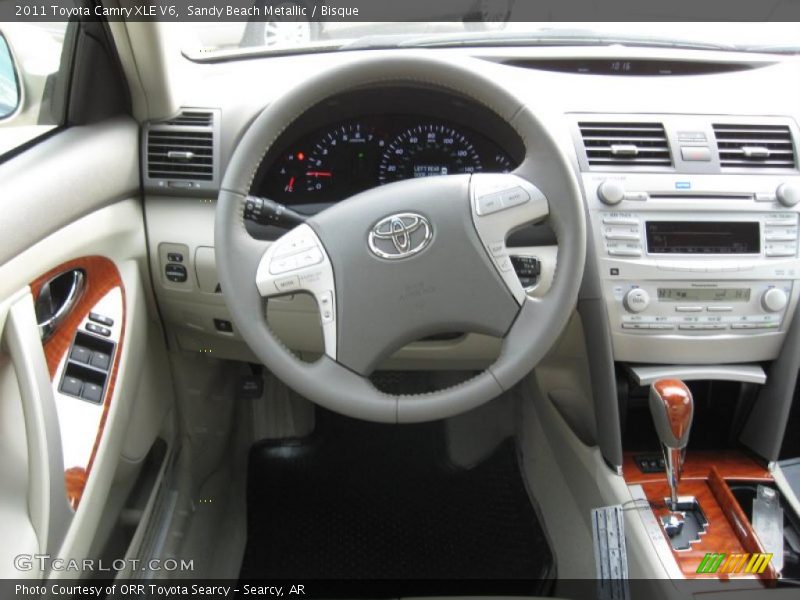 Sandy Beach Metallic / Bisque 2011 Toyota Camry XLE V6