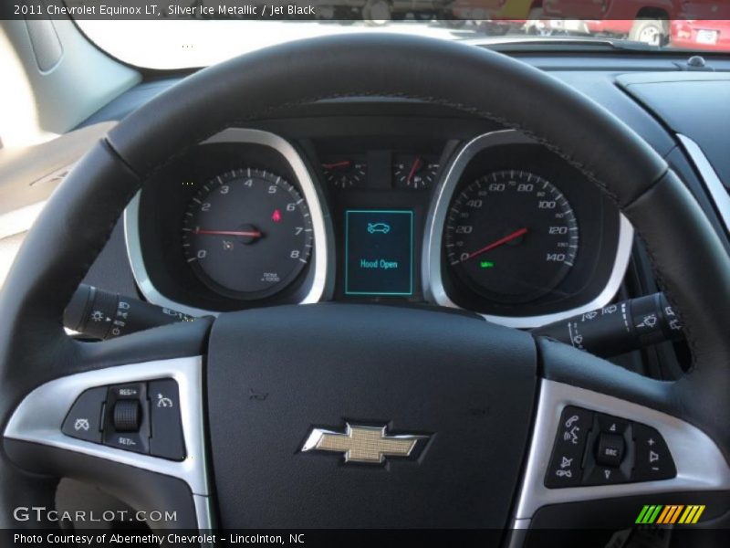Silver Ice Metallic / Jet Black 2011 Chevrolet Equinox LT
