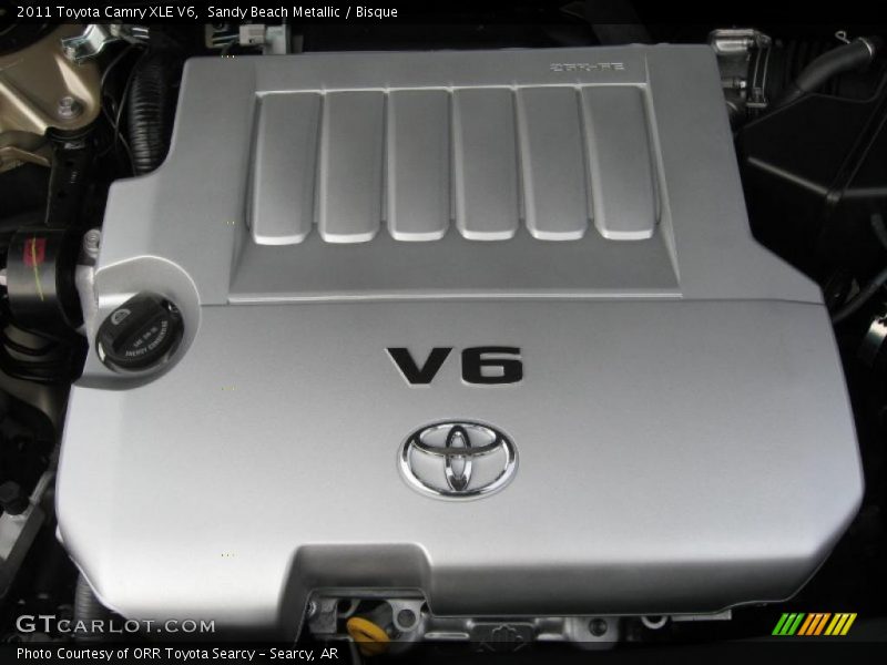 Sandy Beach Metallic / Bisque 2011 Toyota Camry XLE V6