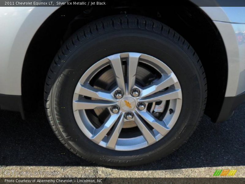 Silver Ice Metallic / Jet Black 2011 Chevrolet Equinox LT