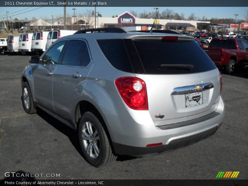 Silver Ice Metallic / Jet Black 2011 Chevrolet Equinox LT