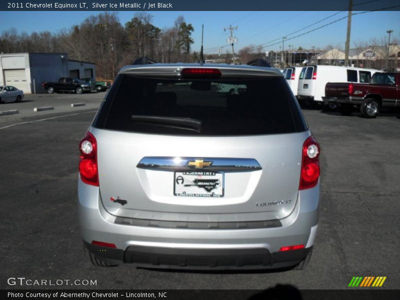 Silver Ice Metallic / Jet Black 2011 Chevrolet Equinox LT