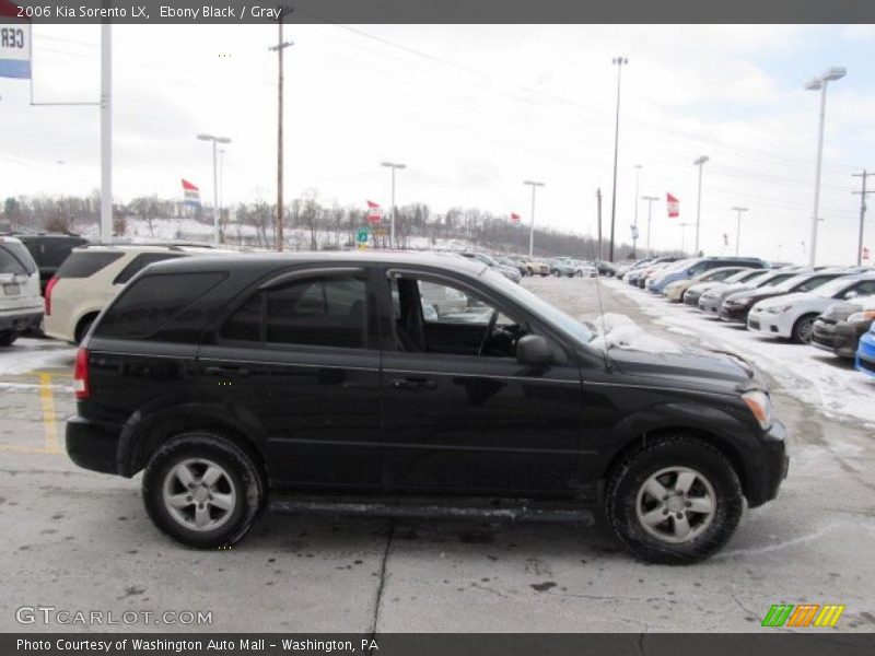 Ebony Black / Gray 2006 Kia Sorento LX