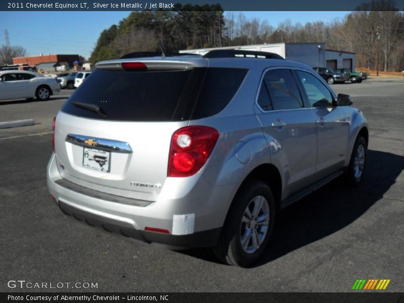 Silver Ice Metallic / Jet Black 2011 Chevrolet Equinox LT