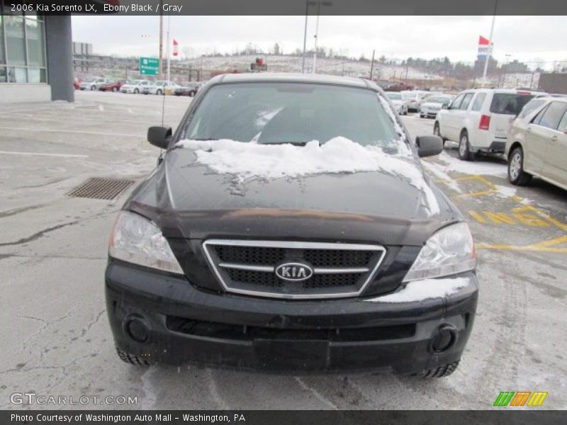 Ebony Black / Gray 2006 Kia Sorento LX