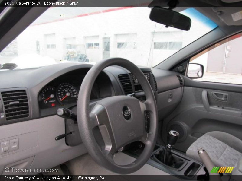 Ebony Black / Gray 2006 Kia Sorento LX
