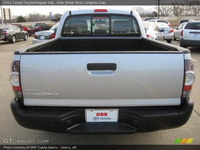 Silver Streak Mica / Graphite Gray 2011 Toyota Tacoma Regular Cab