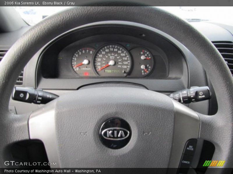 Ebony Black / Gray 2006 Kia Sorento LX