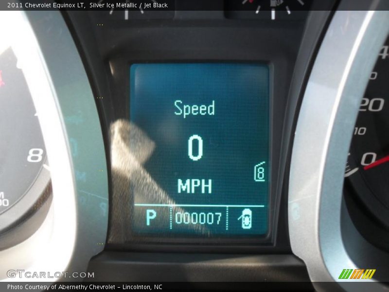 Silver Ice Metallic / Jet Black 2011 Chevrolet Equinox LT
