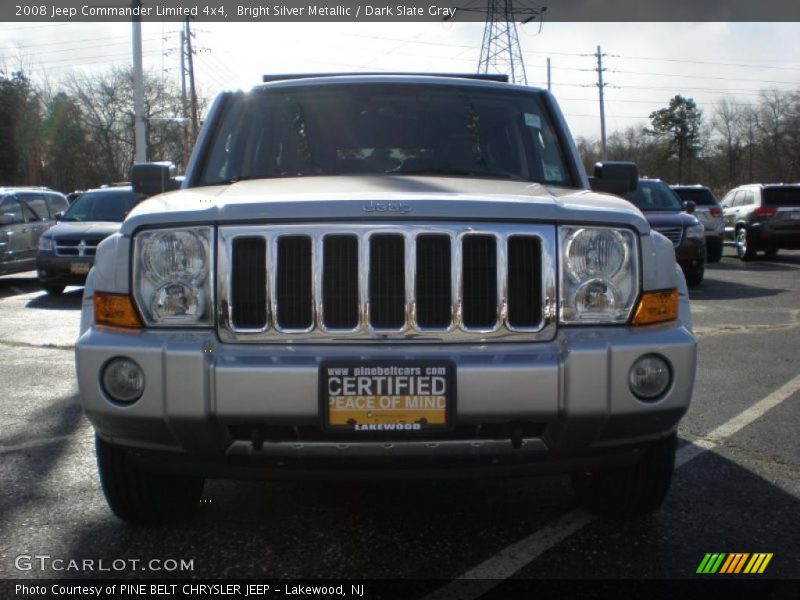 Bright Silver Metallic / Dark Slate Gray 2008 Jeep Commander Limited 4x4