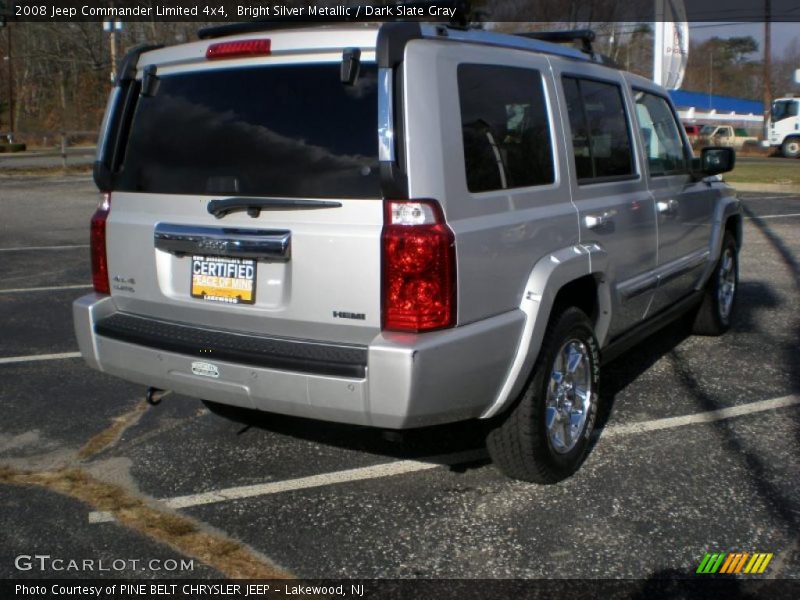 Bright Silver Metallic / Dark Slate Gray 2008 Jeep Commander Limited 4x4