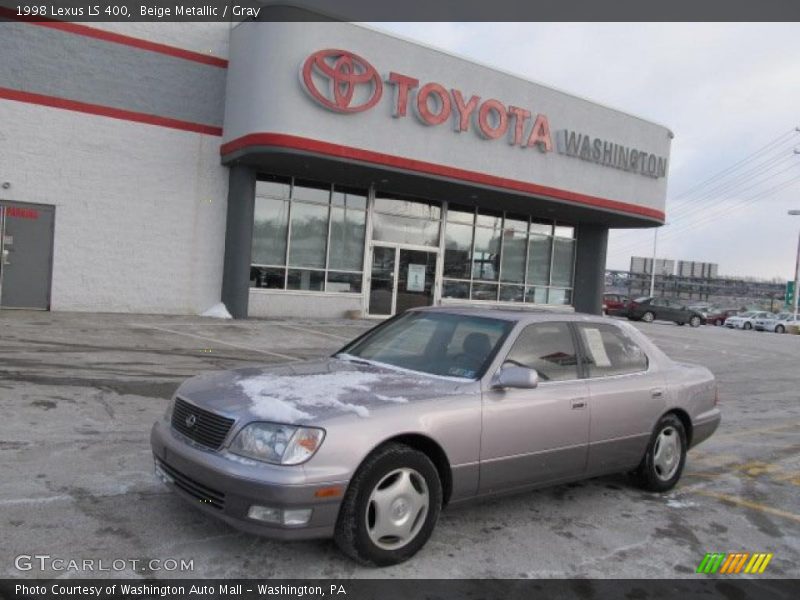 Beige Metallic / Gray 1998 Lexus LS 400