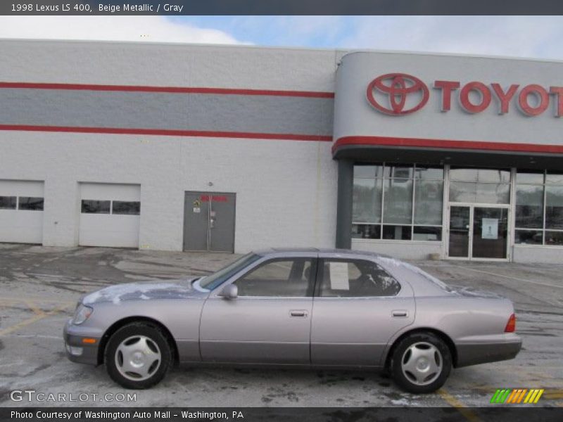 Beige Metallic / Gray 1998 Lexus LS 400