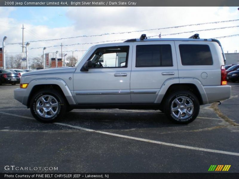 Bright Silver Metallic / Dark Slate Gray 2008 Jeep Commander Limited 4x4