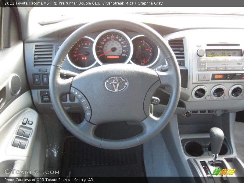  2011 Tacoma V6 TRD PreRunner Double Cab Graphite Gray Interior