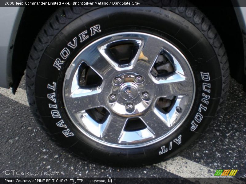 Bright Silver Metallic / Dark Slate Gray 2008 Jeep Commander Limited 4x4