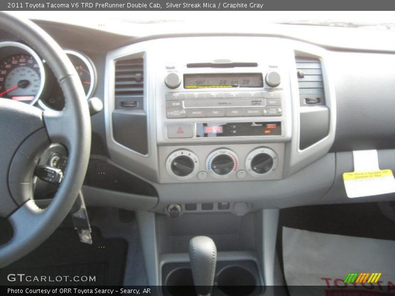 Silver Streak Mica / Graphite Gray 2011 Toyota Tacoma V6 TRD PreRunner Double Cab