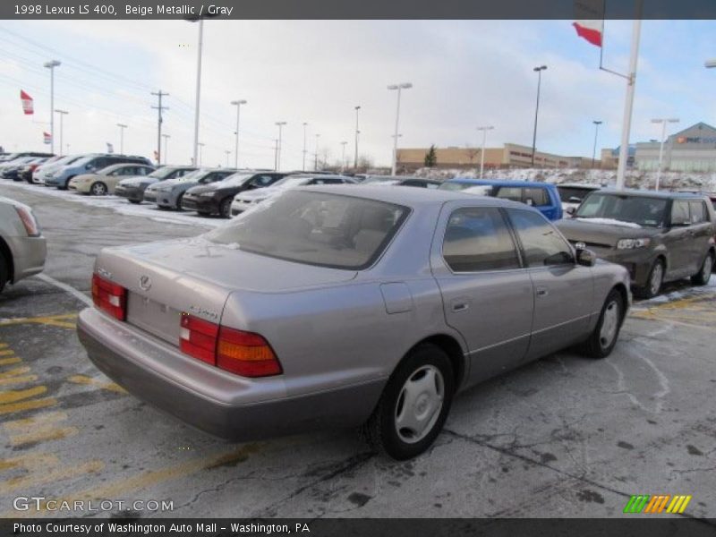 Beige Metallic / Gray 1998 Lexus LS 400