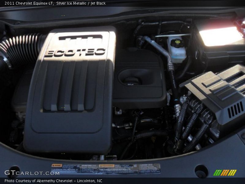 Silver Ice Metallic / Jet Black 2011 Chevrolet Equinox LT