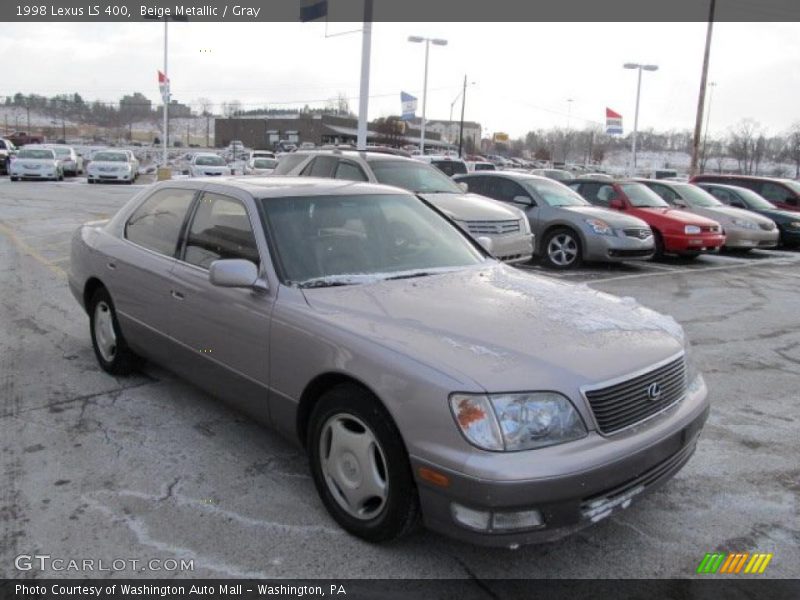 Beige Metallic / Gray 1998 Lexus LS 400