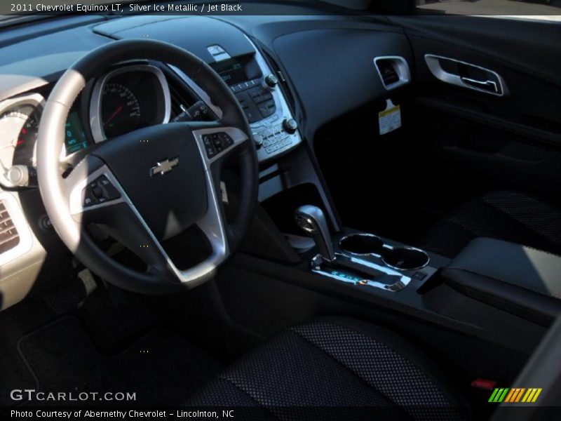 Silver Ice Metallic / Jet Black 2011 Chevrolet Equinox LT