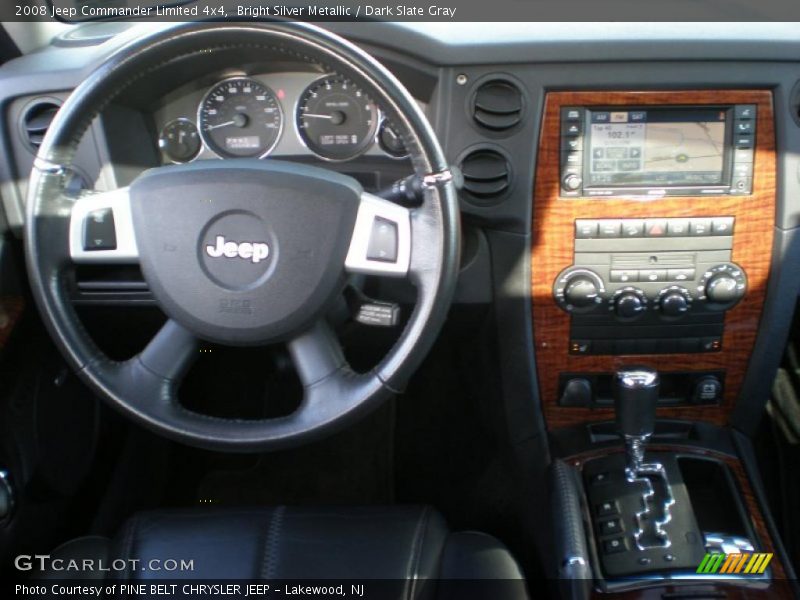 Bright Silver Metallic / Dark Slate Gray 2008 Jeep Commander Limited 4x4