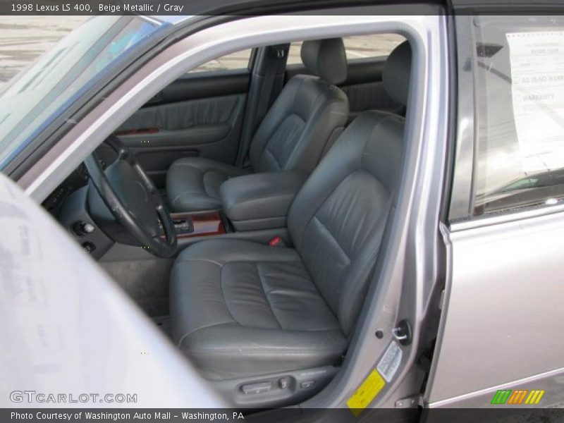 Beige Metallic / Gray 1998 Lexus LS 400