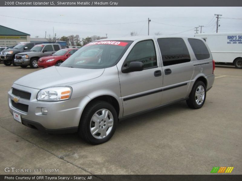 Silverstone Metallic / Medium Gray 2008 Chevrolet Uplander LS