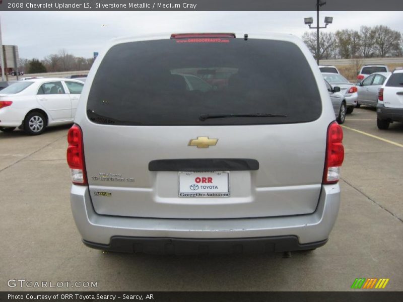 Silverstone Metallic / Medium Gray 2008 Chevrolet Uplander LS