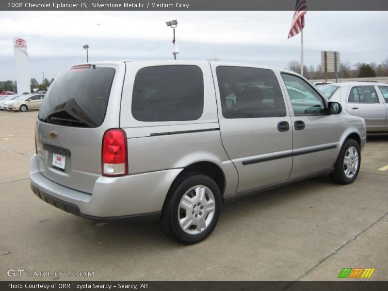 Silverstone Metallic / Medium Gray 2008 Chevrolet Uplander LS