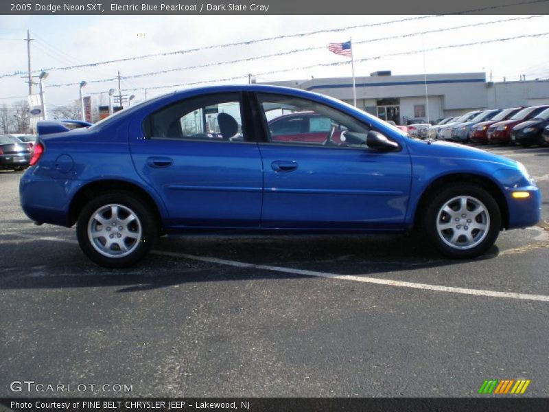 Electric Blue Pearlcoat / Dark Slate Gray 2005 Dodge Neon SXT