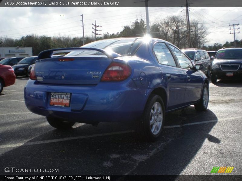 Electric Blue Pearlcoat / Dark Slate Gray 2005 Dodge Neon SXT