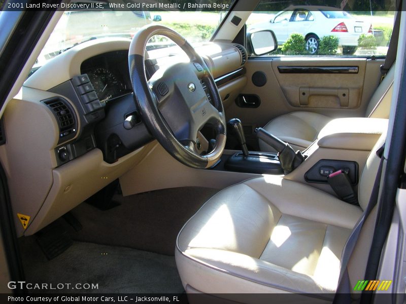 White Gold Pearl Metallic / Bahama Beige 2001 Land Rover Discovery II SE