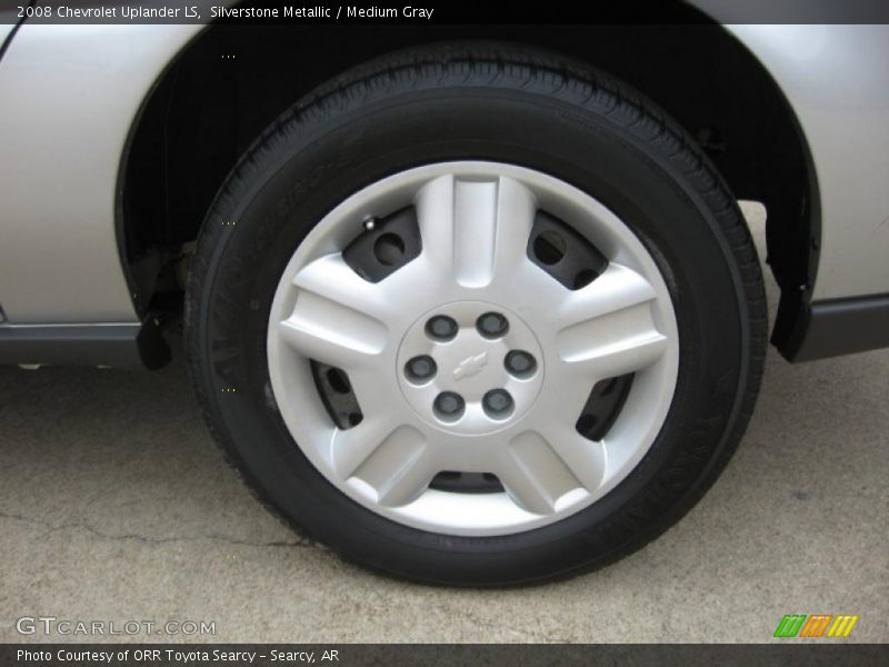 Silverstone Metallic / Medium Gray 2008 Chevrolet Uplander LS