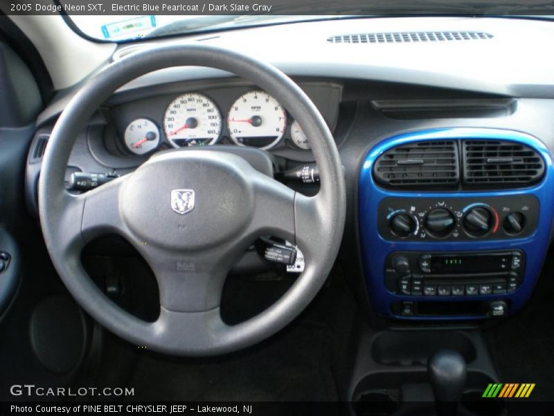 Electric Blue Pearlcoat / Dark Slate Gray 2005 Dodge Neon SXT
