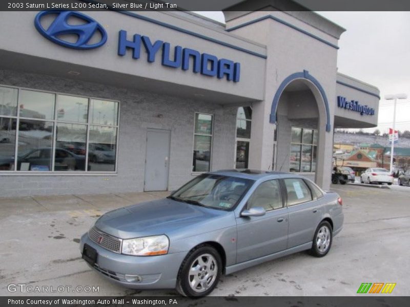 Silver Blue / Light Tan 2003 Saturn L Series L200 Sedan
