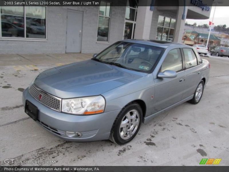 Silver Blue / Light Tan 2003 Saturn L Series L200 Sedan