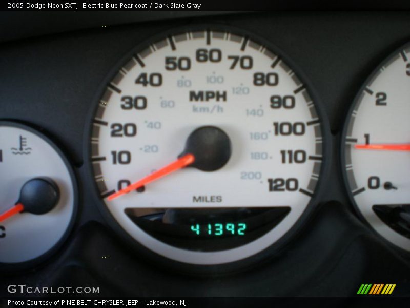 Electric Blue Pearlcoat / Dark Slate Gray 2005 Dodge Neon SXT