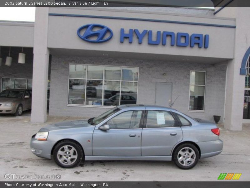 Silver Blue / Light Tan 2003 Saturn L Series L200 Sedan